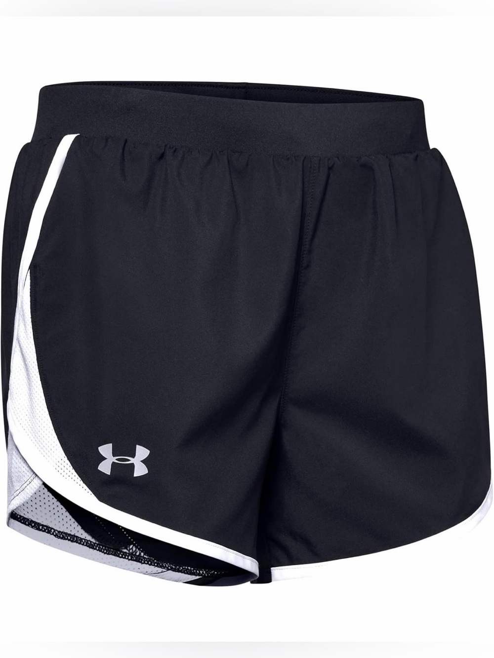 A167 Under Armour Black Athletic Fly 2.0 Shorts with White Trim NEW 2X